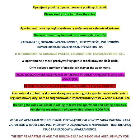 Warta Lux Apartment, Self Check-in 24h, Free Parking アパート *