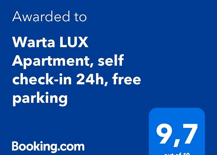 Warta Lux Apartment, Self Check-in 24h, Free Parking * Познань